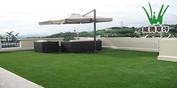 屋顶绿化人造草坪-威腾案例