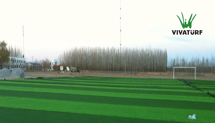 甘肃酒泉卫星发射中心十一人制足球场地-威腾人造草坪